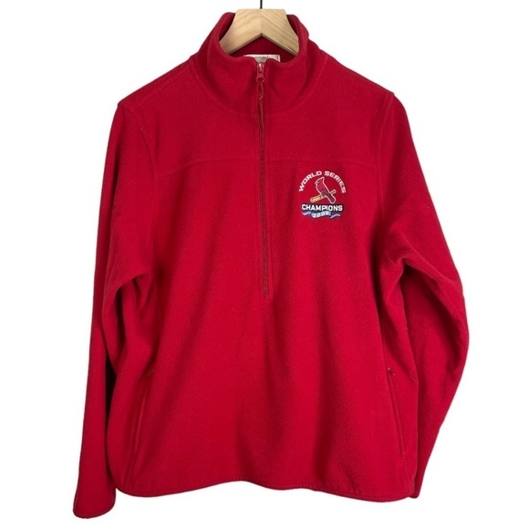 Antigua Women’s St. Louis Cardinals Champions 2006 Fleece 1/4 Zipper Pullover - Picture 1 of 4